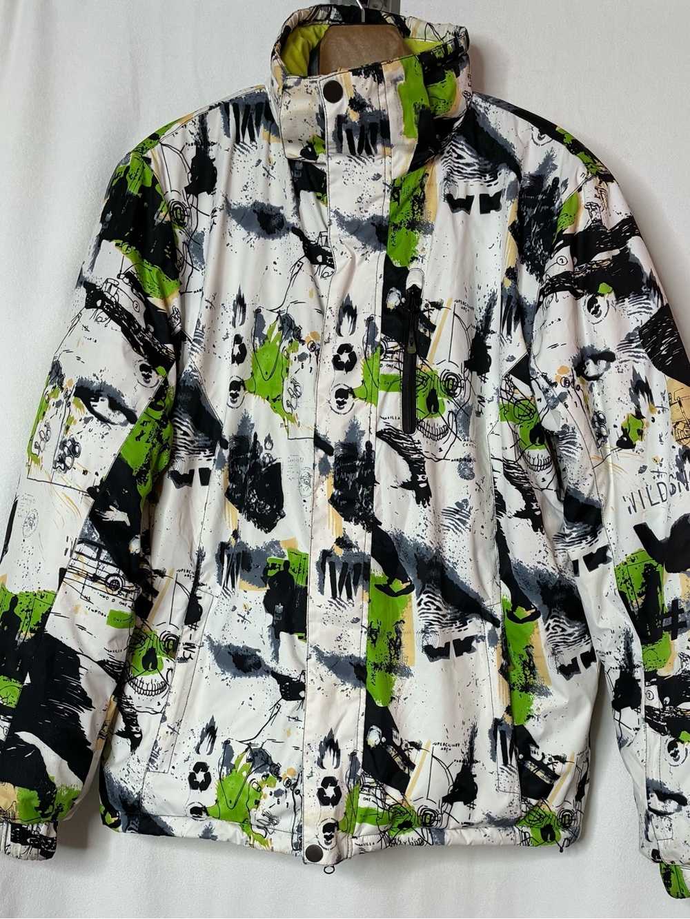 Copozz multi-color Graphic Winter Ski and Snowboard Jacket
 - XXL